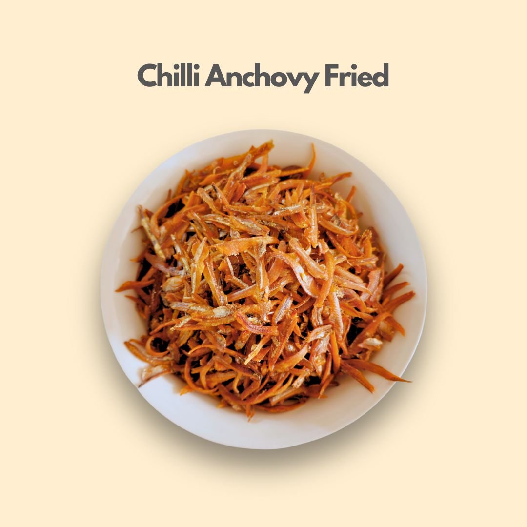 Chili Fried Anchovies - oorgaa - snacks