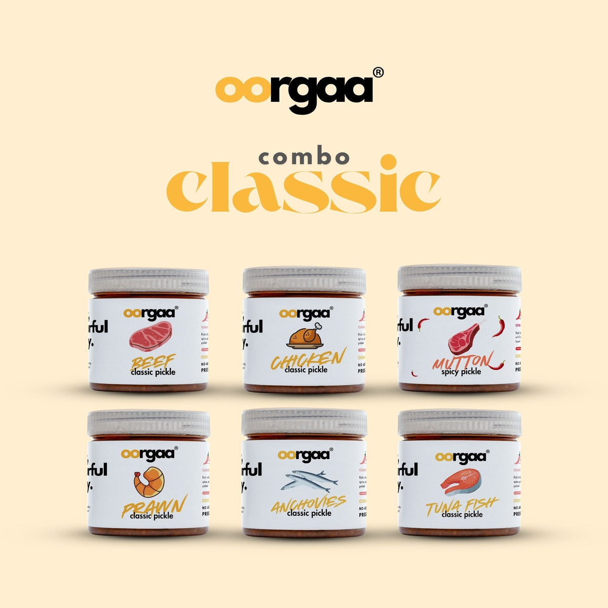Classic Pickle Bundle – Pack of 6 - oorgaa - classic pickle combo